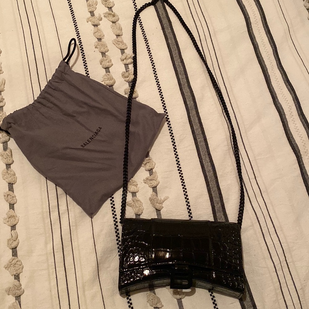 Balenciaga chain wallet crossbody bag